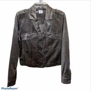 Cabi Sunday Topper Velvet Cropped Jacket